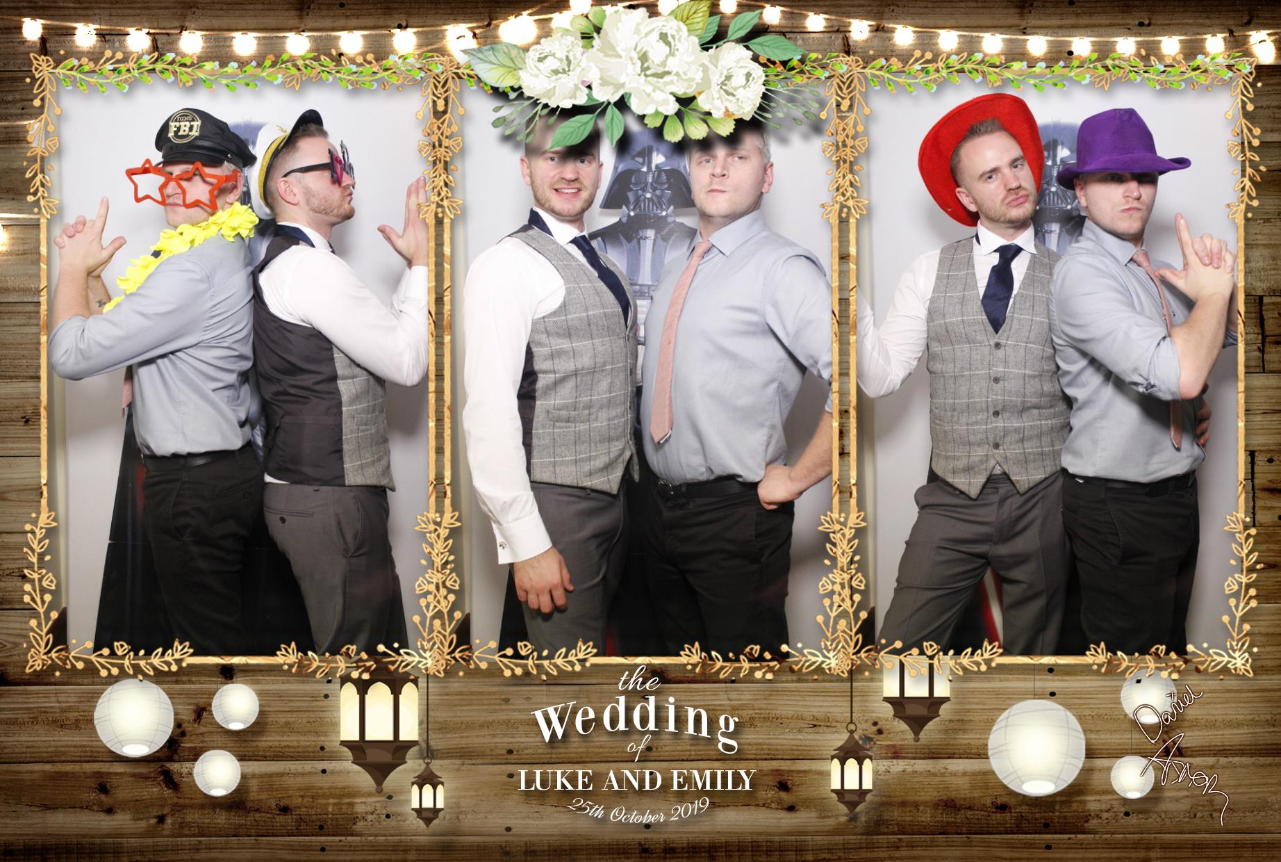 Luke & Emily's Wedding | View more photos from the event at gallery.myphotoboothexperience.co.uk/u/MyPhotoBoothExperienceLtd/Luke-Emilys-Wedding
